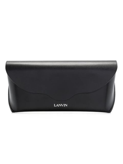 Lanvin Curb rectangle-frame sunglasses - Green