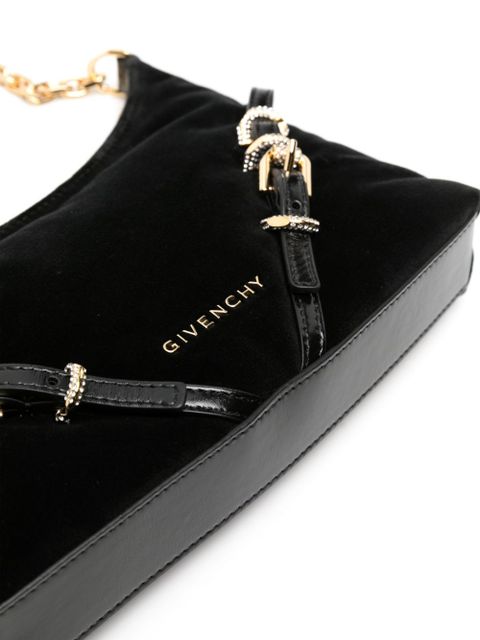 Givenchy Voyou Party velvet shoulder bag - Black