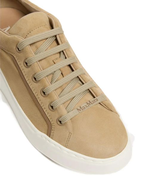 Max Mara platform lace-up sneakers - Neutrals