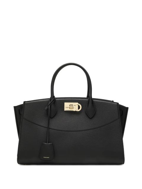 Ferragamo medium Studio tote bag - Black - zdjęcie produktu nr 1