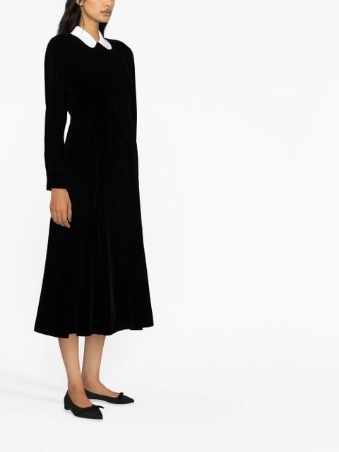 Tory Burch peter pan collar dress - Black