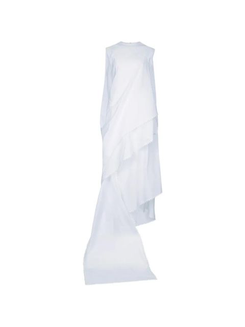 Jacquemus ruffled asymmetric dress - White - zdjęcie produktu nr 1