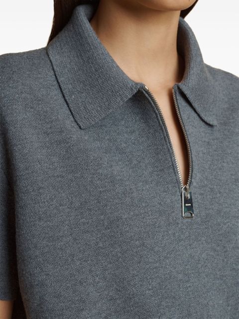 KHAITE Gulliame knitted top - Grey