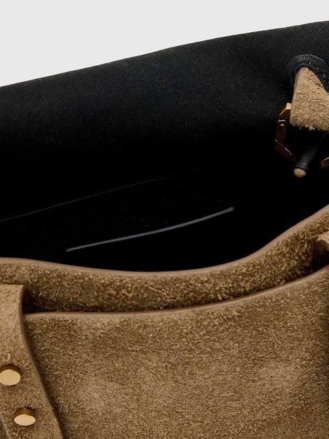 AllSaints torebka zamszowa URSA