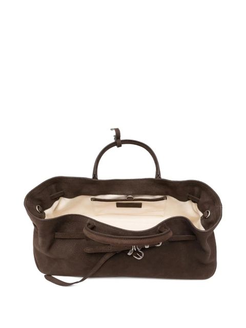 Marge Sherwood Grandma Used buckle tote bag - Brown