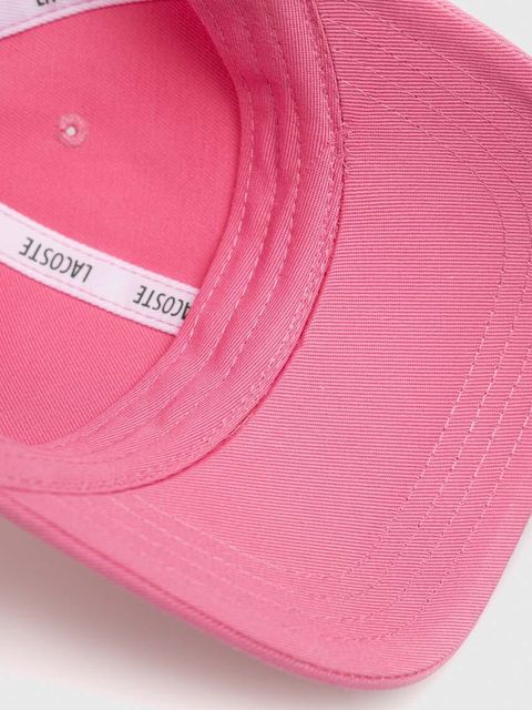 Lacoste czapka z daszkiem bawełniana