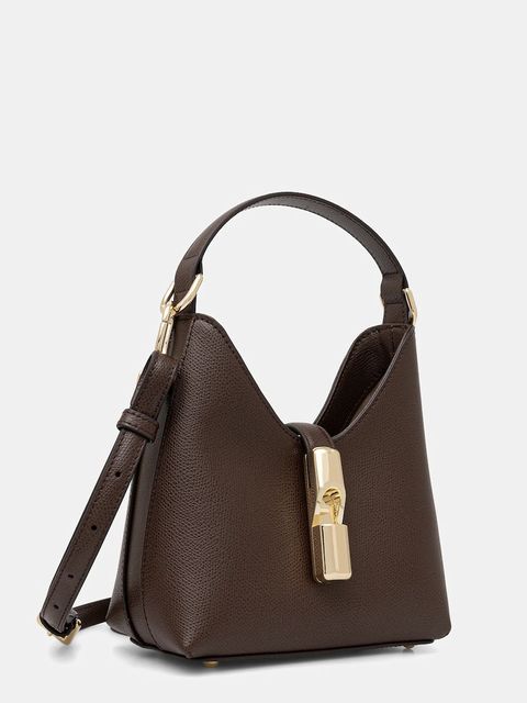 Furla torebka skórzana kolor brązowy WE00876 ARE000 4284S