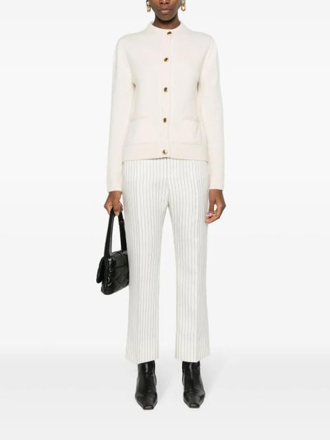 TOM FORD striped straight-leg trousers - White - zdjęcie produktu nr 2