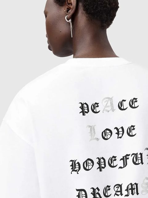 AllSaints t-shirt bawełniany damski kolor biały W088JD