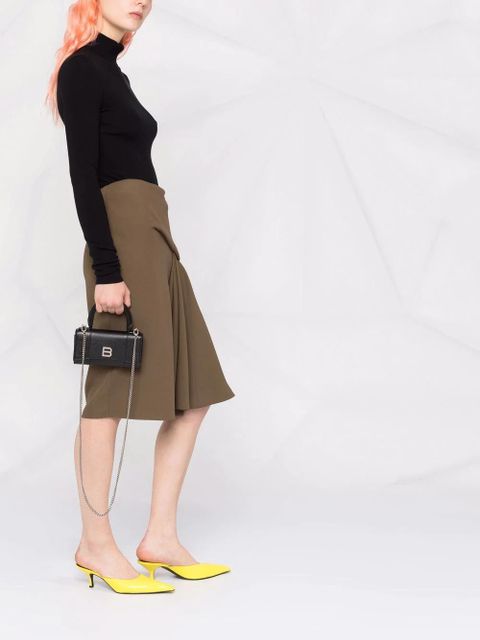 Versace draped midi skirt - Green