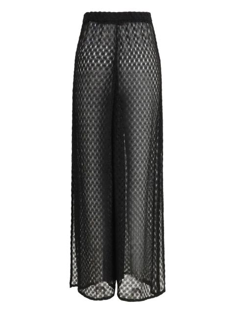 Missoni geometric-patterned trousers - Black - zdjęcie produktu nr 2