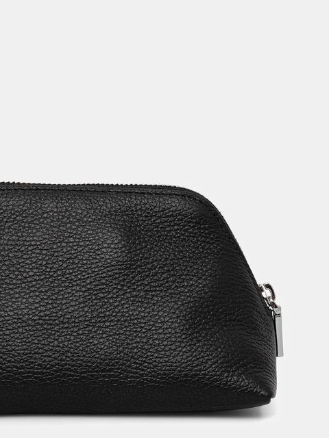 Coccinelle kosmetyczka skórzana kolor czarny E5.TMF.25.01.01 - zdjęcie produktu nr 2