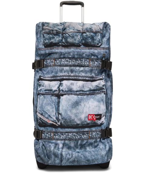 Diesel x Eastpak denim-effect wheeled trolley - Blue - zdjęcie produktu nr 1