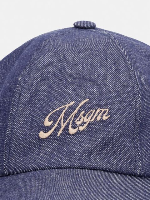 MSGM czapka z daszkiem jeansowa - zdjęcie produktu nr 1