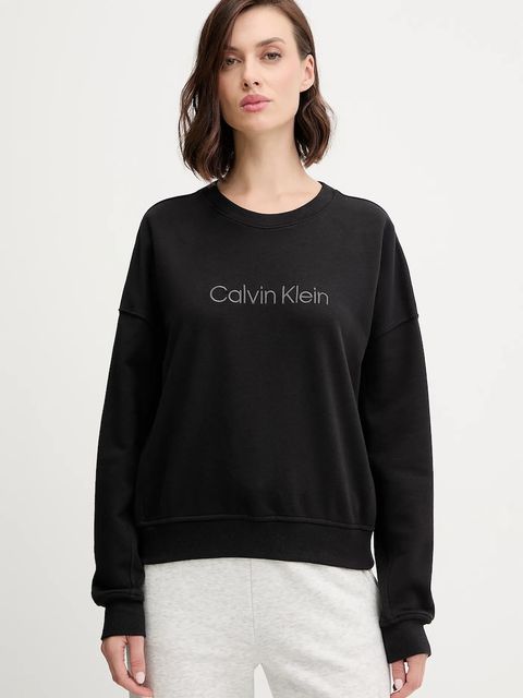 Calvin Klein Underwear bluza damska kolor czarny z aplikacją LV00QS7514 - zdjęcie produktu nr 1