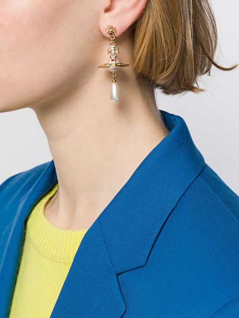 Vivienne Westwood Orb drop earrings - Gold