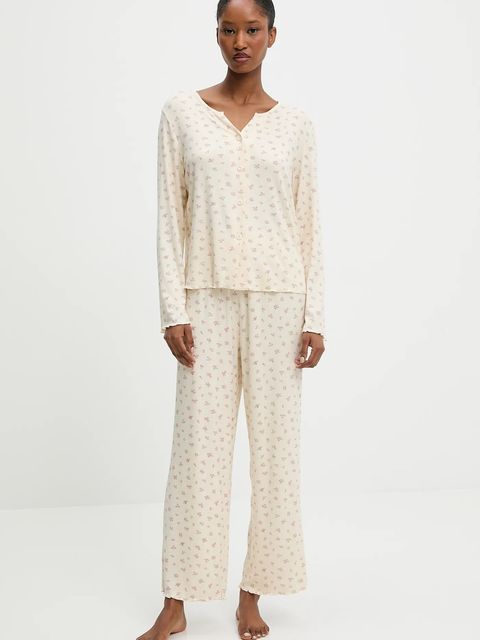 Answear.LAB piżama damska kolor beżowy - zdjęcie produktu nr 1