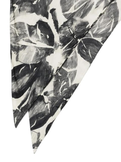 Alysi floral scarf - White