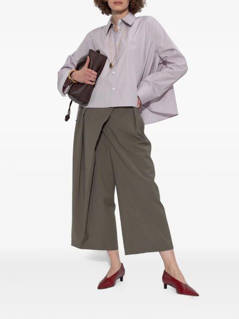 LOEWE Anagram-embroidered shirt - Purple