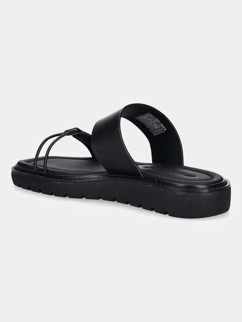 Calvin Klein Jeans klapki skórzane ROPE SANDAL SOFT LTH MG damskie kolor czarny YW0YW01864 - zdjęcie produktu nr 2