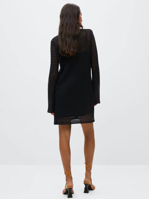 Bawełniana ażurowa sukienka - zdjęcie produktu nr 2