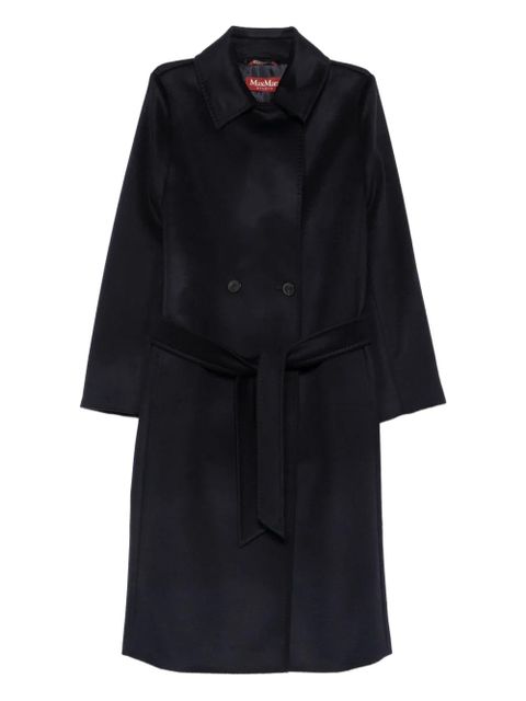 Max Mara double-breasted belted coat - Blue - zdjęcie produktu nr 1