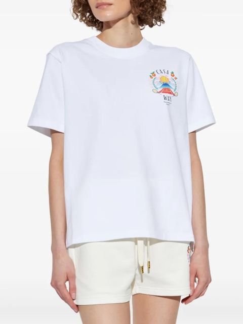 Casablanca Casa Way graphic-print T-shirt - White