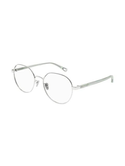 Chloé Eyewear round-frame glasses - Silver - zdjęcie produktu nr 2