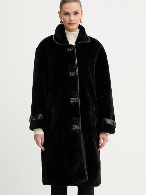 Liu Jo płaszcz kolor czarny MF5313 E0936 - zdjęcie produktu nr 1