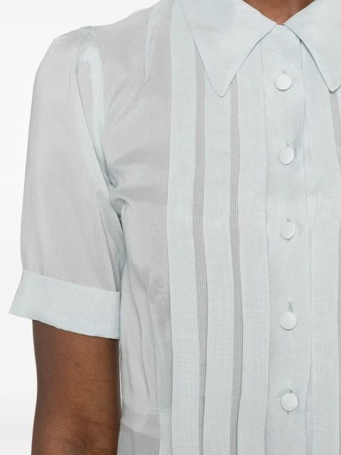 Maison Margiela button front blouse - Blue