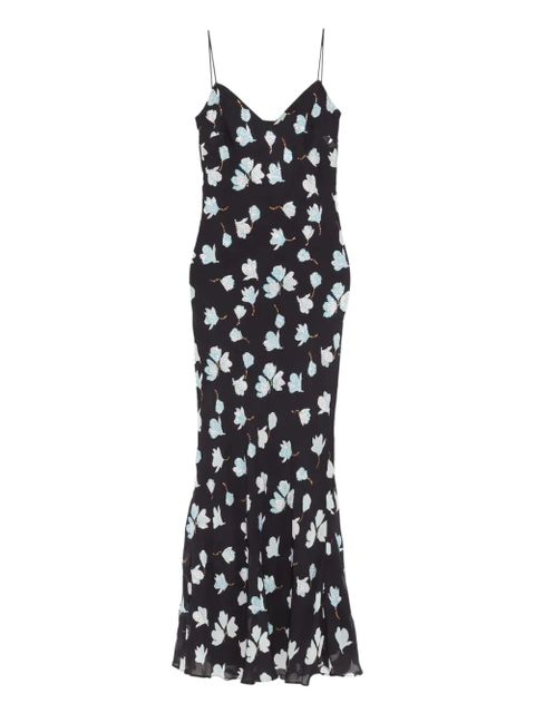 Self-Portrait floral midi dress - Blue - zdjęcie produktu nr 1