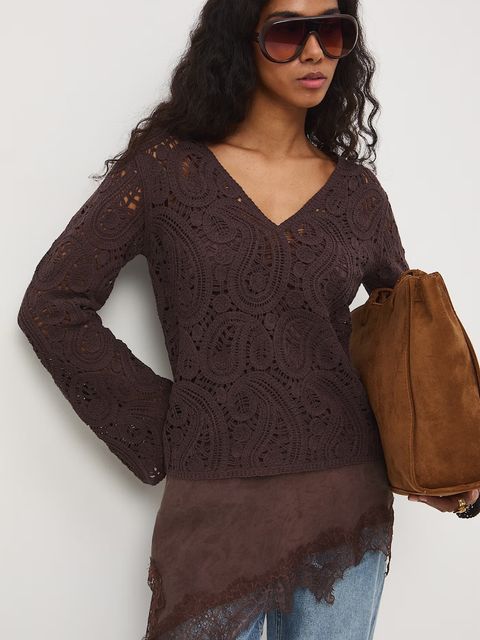 Medicine sweter damski ażurowy - zdjęcie produktu nr 2