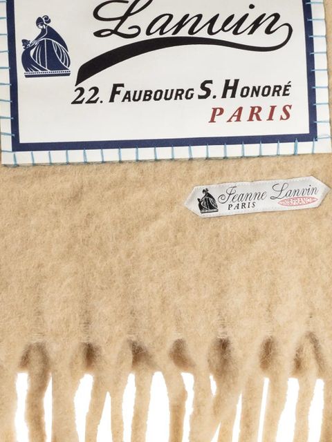 Lanvin fringed scarf - Neutrals - zdjęcie produktu nr 2