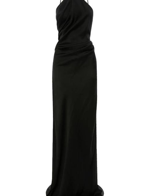 Victoria Beckham chain halter gown - Blue - zdjęcie produktu nr 2