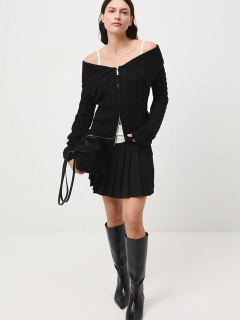 Medicine kardigan damskie kolor czarny - zdjęcie produktu nr 2