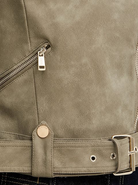 Guess ramoneska kolor zielony przejściowa W5GL30 WHA90