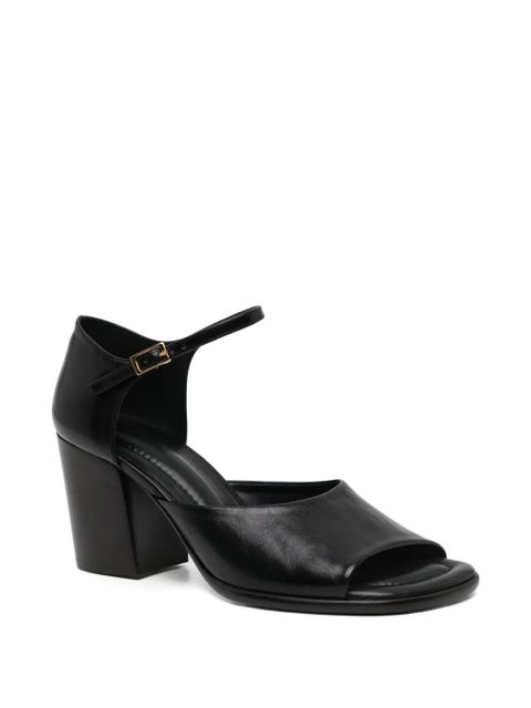 LEMAIRE square-tote heeled leather pumps - Black - zdjęcie produktu nr 2