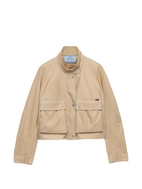 Prada washed Re-Nylon jacket - Neutrals - zdjęcie produktu nr 1