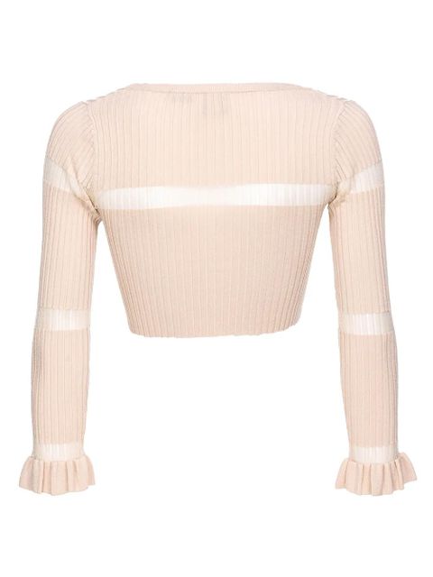 PINKO striped cropped cardigan - zdjęcie produktu nr 2