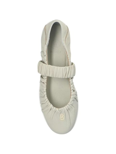 BOGNER Vienna ruched strap ballet flat - Grey