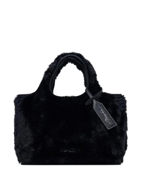 3.1 Phillip Lim Mini Market faux-fur tote bag - Black - zdjęcie produktu nr 1