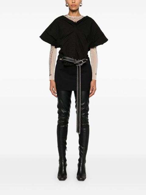 Balenciaga deconstructed top - Black
