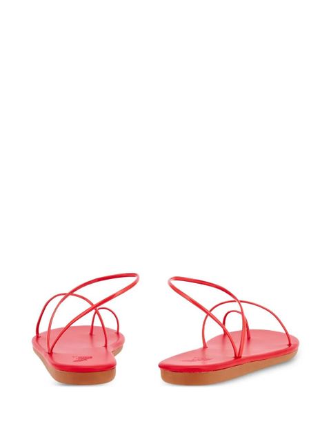 Ancient Greek Sandals Kansiz strap sandals - Red