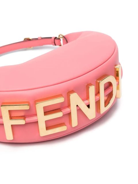 FENDI small Fendigraphy shoulder bag - Pink