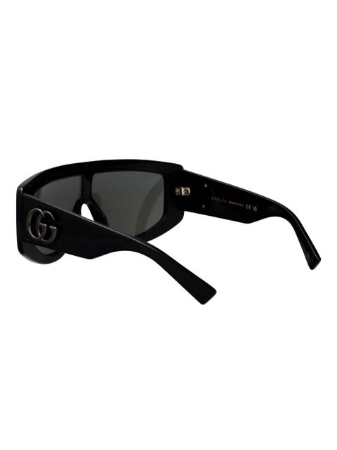 Gucci Eyewear Double G pilot-frame sunglasses - Black
