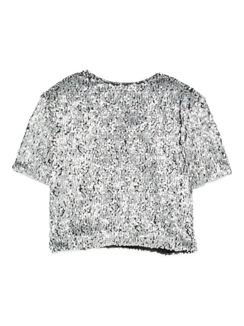 AREA sequinned t-shirt - Silver