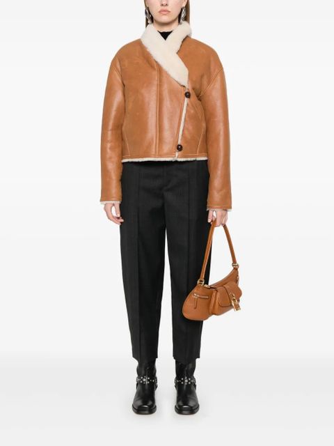ISABEL MARANT Eriana reversible leather jacket - Brown