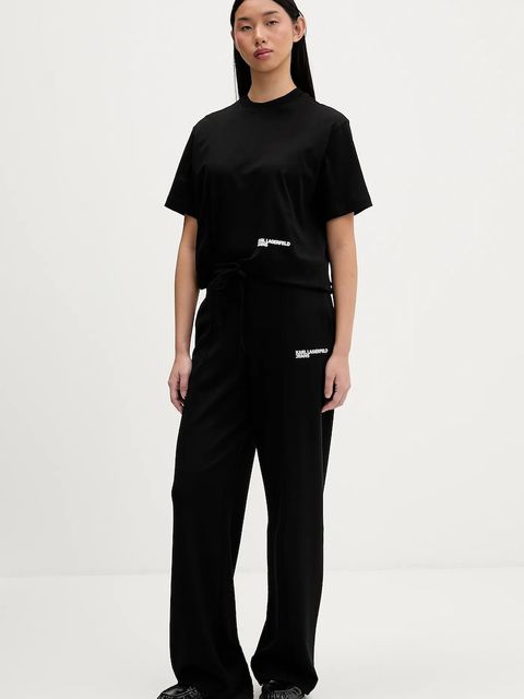 Karl Lagerfeld Jeans t-shirt bawełniany - zdjęcie produktu nr 1