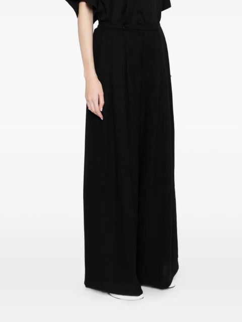 Eleh wide-leg trousers - Black