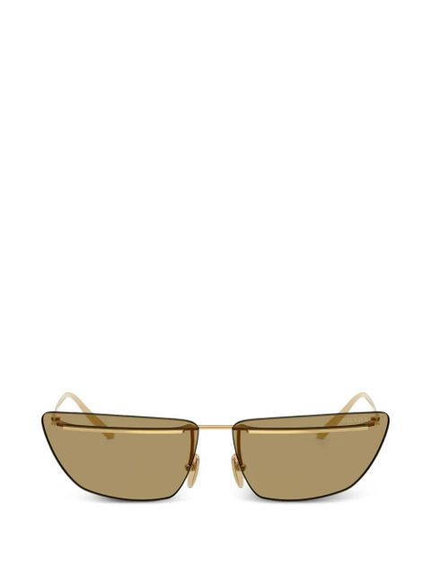 Prada Eyewear cat-eye sunglasses - Gold - zdjęcie produktu nr 1
